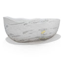 White Marble Bathtub Unique Design