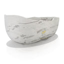 White Marble Bathtub Unique Design