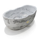 White Marble Bathtub Unique Design
