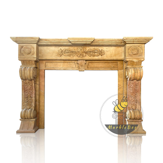 Scroll Corbel Fireplace Surround