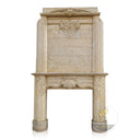 Limestone Fireplace Overmantel