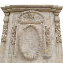 Travertine Tall Fireplace French Style Overmantel