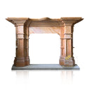 Marble Fireplace Mantel Neoclassical Style Terra Imperialis