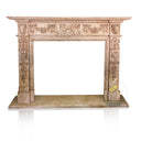 Limestone Fireplace Mantel Renaissance Revival  Classical Light Brown