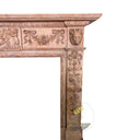 Limestone Fireplace Mantel Renaissance Revival  Classical Light Brown