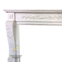White Marble Fireplace For Sale