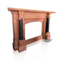 Marble Fireplace Mantel Peach Blossom
