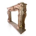 Travertine Marble Mantel