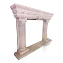 Limestone Fireplace Moonlight Beige