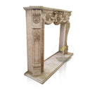 Limestone Fireplace surround Light Brown