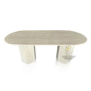 Two Meter Large Marble Table Beige Travertine In Stock Free Delivery