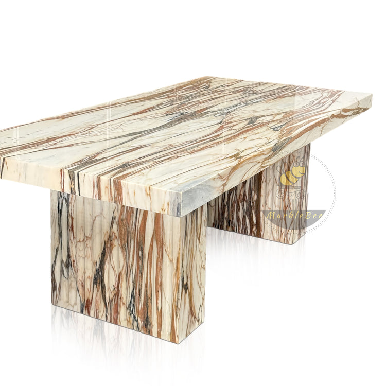 Marble Table For 8 Calacatta Gold In Stock For Sale