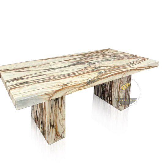 Marble Table For 8 Calacatta Gold In Stock For Sale