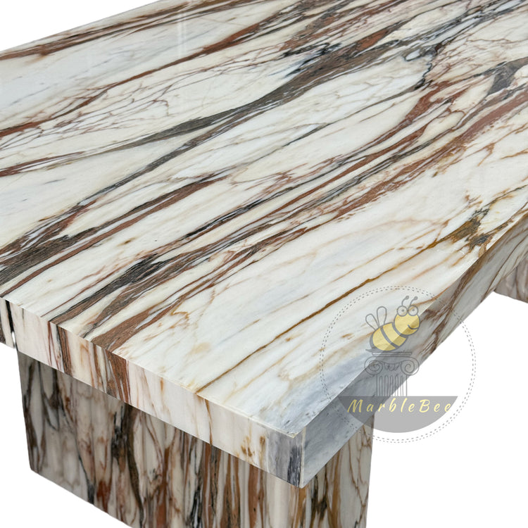 Marble Table For 8 Calacatta Gold In Stock For Sale