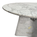 Marble Pedestal Table Carrara In Stock with Free Delivery