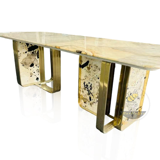 Square Large Marble Table by Luxury Pandora In Stock with Free Delivery