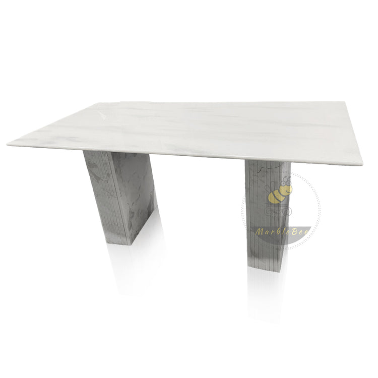 Marble Table Made From White Onyx In Stock with Free Delivery