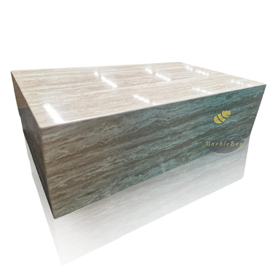 Cream Marble Coffee Table Beige Travertine In Stock with Free Delivery