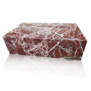 Marble Coffee Table RosoLepanto red marble In Stock with Free Delivery