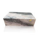 Venice Brown Solid Marble Coffee Table In Stock with Free Delivery