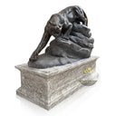 Limestone Black Panther Statue