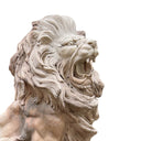 Red Marble Large Outdoor Lion Statues