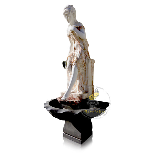 Yellow Onyx Marble Fountain