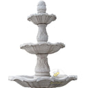 White Marble Bird Bath Fountain
