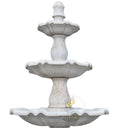 White Marble Garden With Fountain