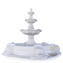 White Marble Waterfall Fountain Outdoor