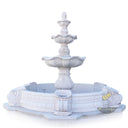 White Marble Waterfall Fountain Outdoor