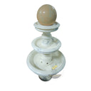 White Marble & Sunset Marble Fountain For Pond