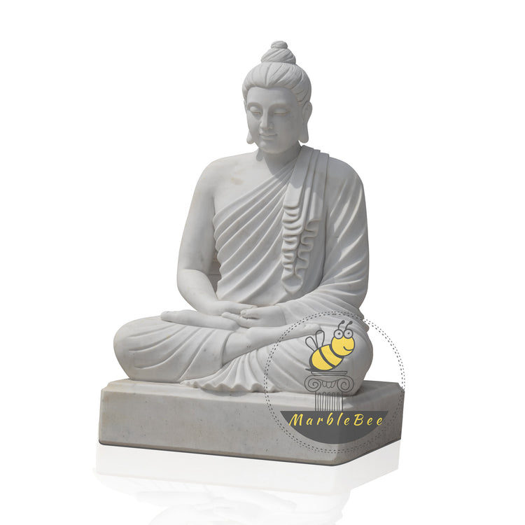 Marble statue of Buddha