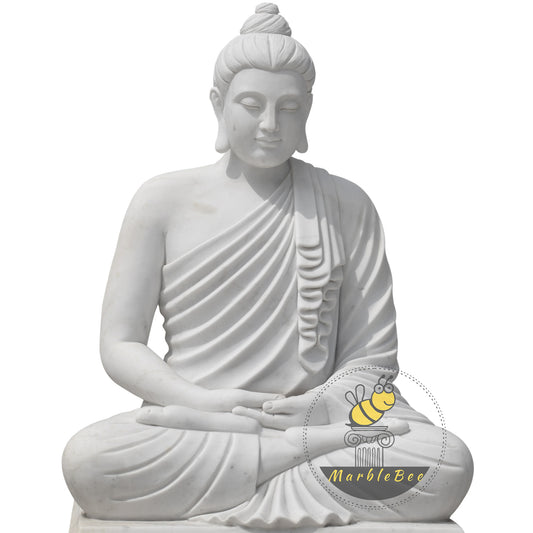 Marble statue of Buddha