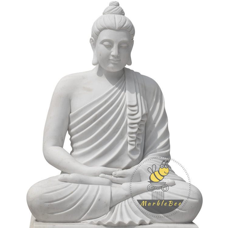 Marble statue of Buddha