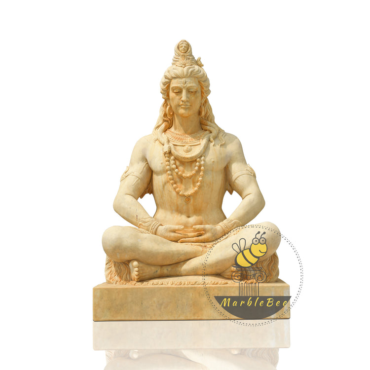 Marble sculpture of Lord Shiva