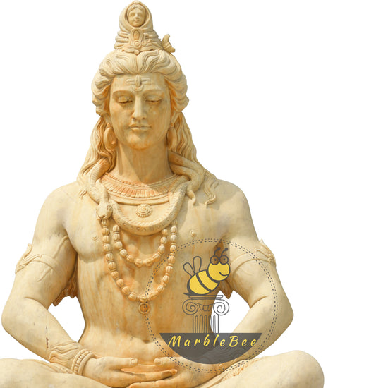 Life size Hindu God Lord Shiva Nataraja stone marble statue for sale