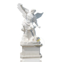 Marble Statue of White Archangel Saint Michael
