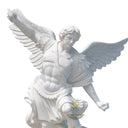 Marble Statue of White Archangel Saint Michael