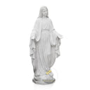 Life-Size White Marble Virgin Mary Statue