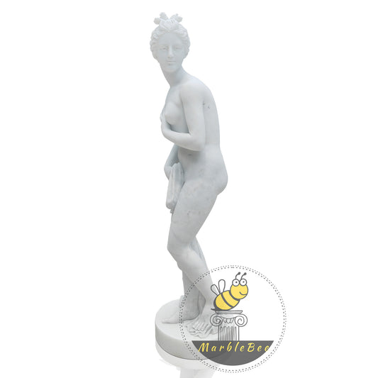 Italian Goddess of Venus White Marble Antonio Canova Statue Timeless Elegance for Your Space