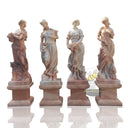 Greek goddess garden statue of the four seasons