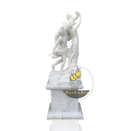 Marble statue of Apollo and Daphne