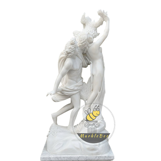Marble statue of Apollo and Daphne
