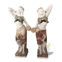 Marble Garden Statues of Belly dancers