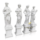 Greek goddess garden statue of the four seasons