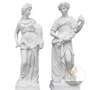 Greek goddess garden statue of the four seasons