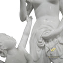 Venus and Cupid Marble Statue