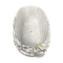 Milas Lilac Marble bathtub with wine holder