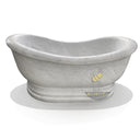 White Carrara White Marble Bathtub